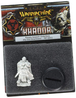 Warmachine: Khador Kayazy Assassin Underboss Ally Unit Attachment (White Metal)