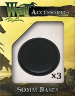 Wyrd Accessories Black Round Plastic Bases 50mm