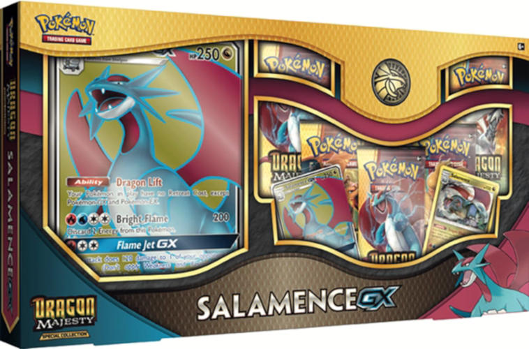 Pokemon TCG: Dragon Majesty Special Collection - Salamence-GX Empire Games Pokemon TCG: Dragon Majesty Special Collection - Salamence-GX Empire Games