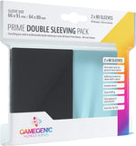 GameGenic Prime Double Sleeving Pack - Black (2 x 80)