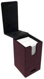 Alcove Tower Deck Box: Suede Collection - Ruby