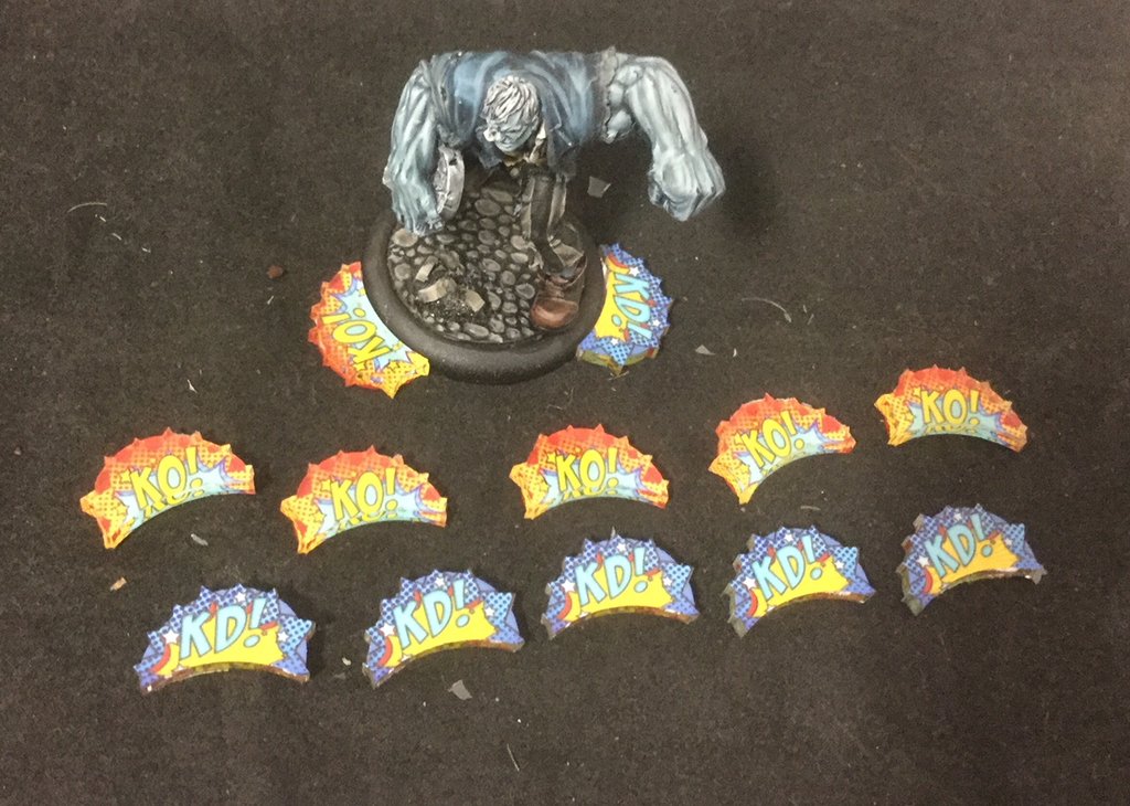 Batman Miniature Game: KO/KD Tokens