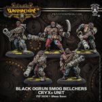 Warmachine: Cryx Black Ogrun Smog Belchers Unit (5) (Resin and White Metal)