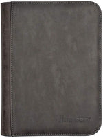 Pro-Binder: Premium Zippered 4-Pocket Suede Collection - Jet