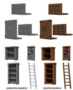 WizKids Deep Cuts Unpainted Miniatures: Archivist Library