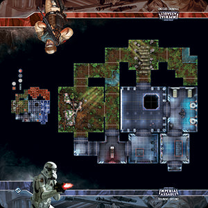 Star Wars Imperial Assault Skirmish Map Training Ground Playmat