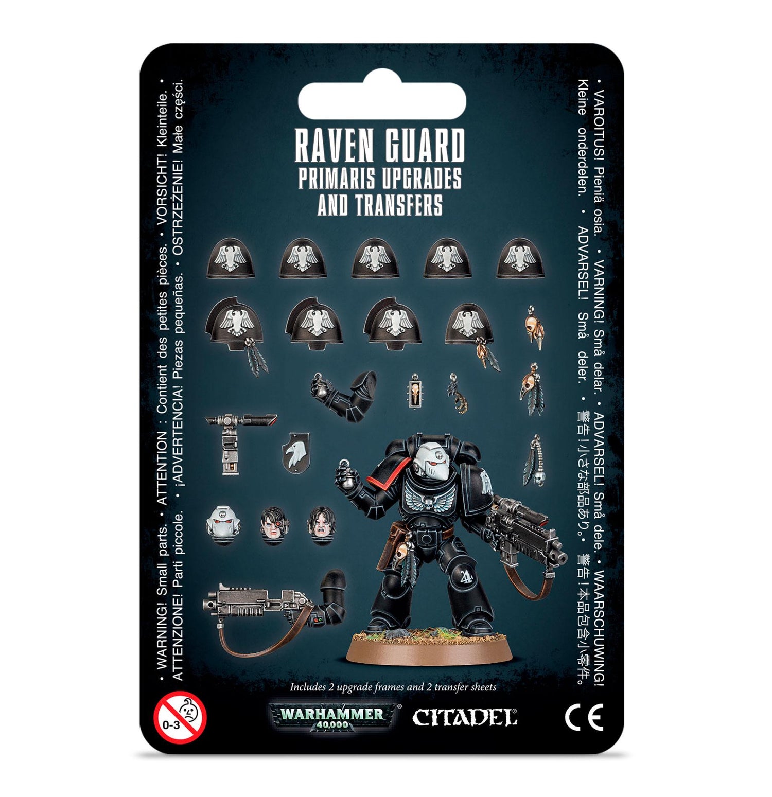 Warhammer 40K: Space Marines Raven Guard Primaris Upgrades & Transfers