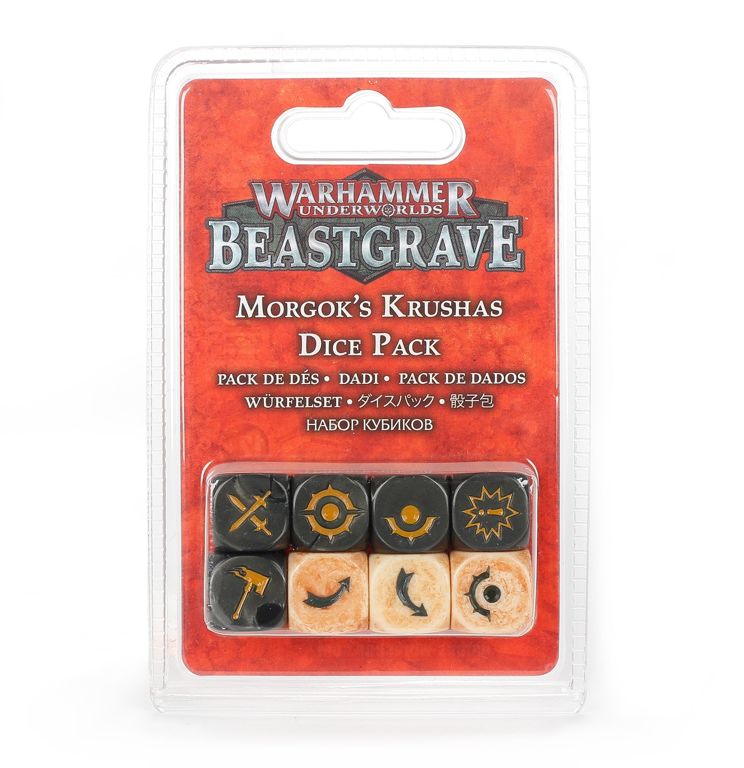 Warhammer Underworlds: Morgoks Krushas Dice Set