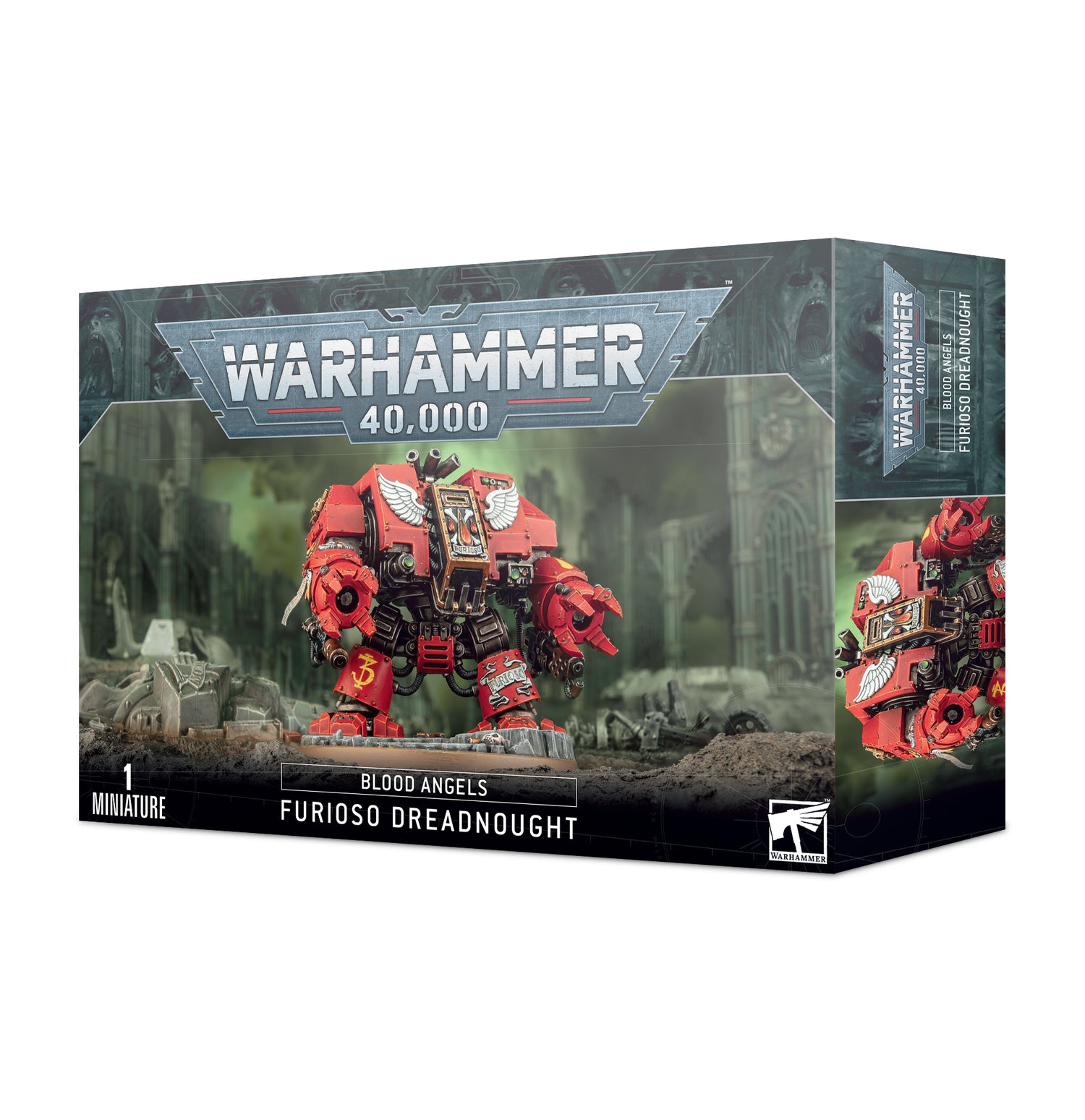 Warhammer 40K: Space Marine Blood Angels Furioso Dreadnou