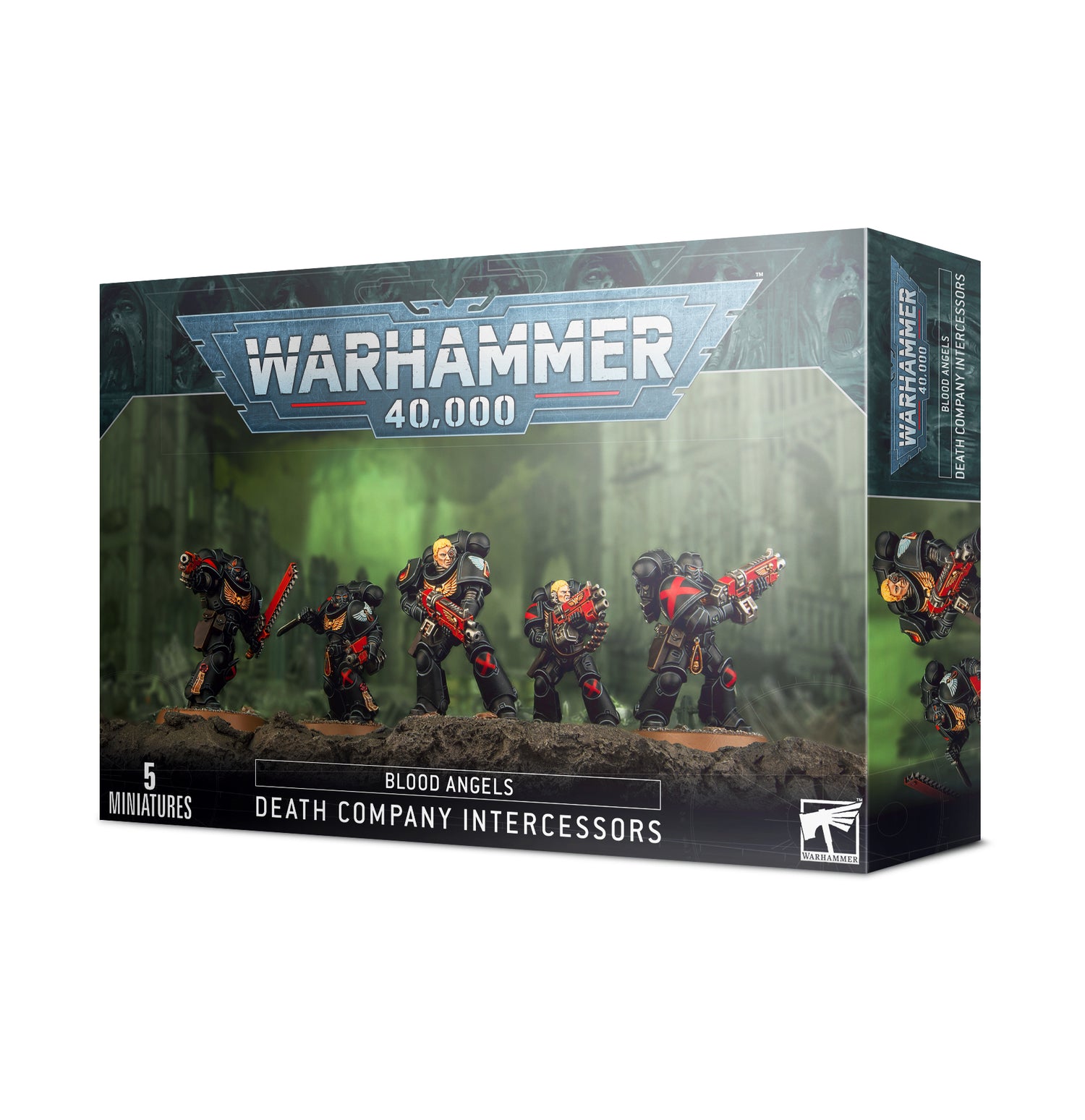 Warhammer 40K: Space Marines Blood Angels Death Company Intercessors