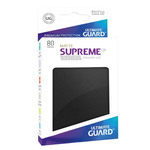 Ultimate Guard Matte Supreme UX Sleeves Black 80ct