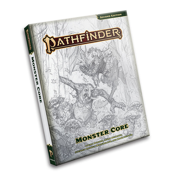 Pathfinder RPG 2E: Monster Core Remastered - Sketch Cover