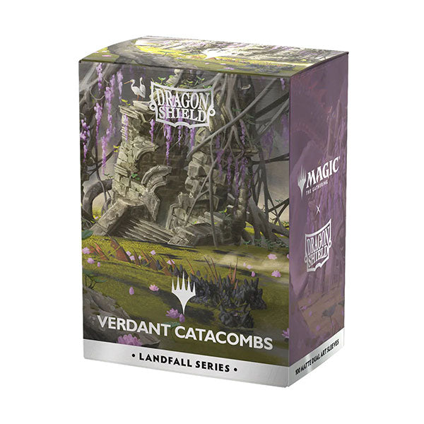 Dragon Shield Sleeves: Standard Dual Matte 'MTG Landfall Series- Verdant Catacombs' Art (100 ct.)