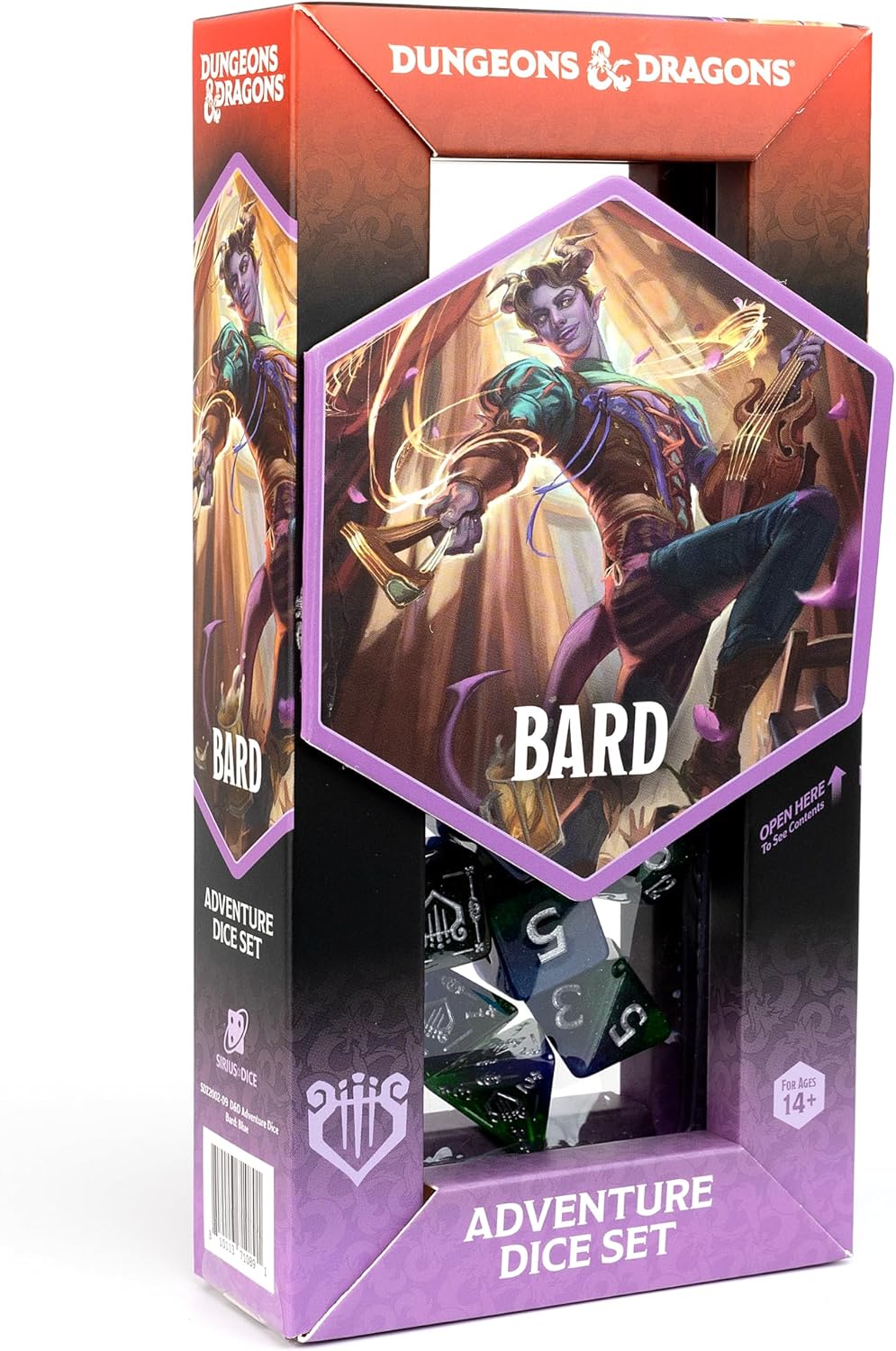 Dungeons & Dragons: Adventure Dice - Bard Blue