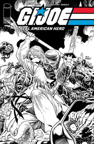 G.I. Joe A Real American Hero #312 Cover B Andy Kubert Black & White Variant