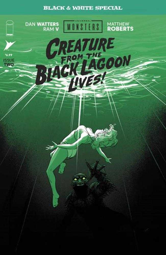 Universal Monsters Creature From The Black Lagoon Lives Black & White Special 