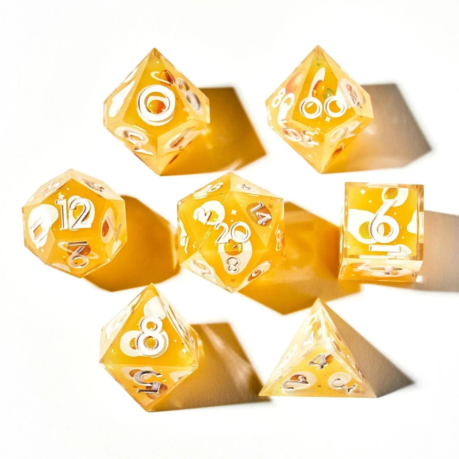 Brunch 7-Piece Polyhedral Dice Set