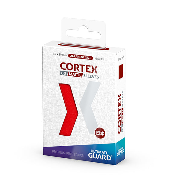 Cortex Sleeves: Japanese Size Matte Red (60)