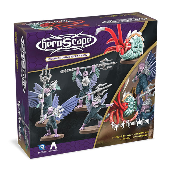 Heroscape: Krakenling and Gelyrie Vanguards Army Expansion