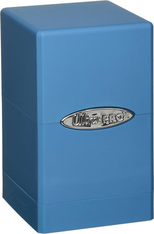 Ultra Pro Light Blue Satin Tower Deck Box