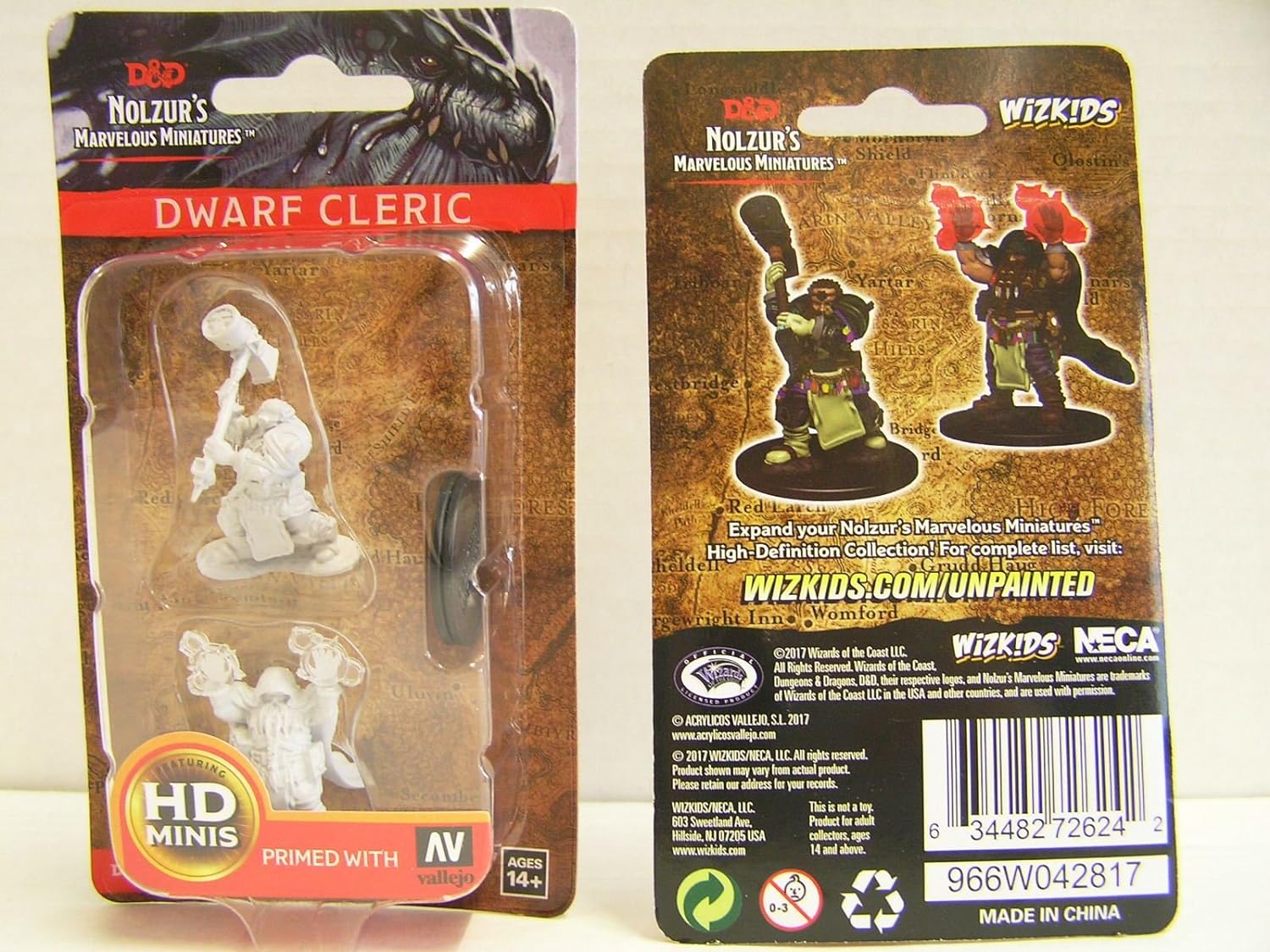 D&D Nolzur's Marvelous Miniatures Dwarf  Cleric