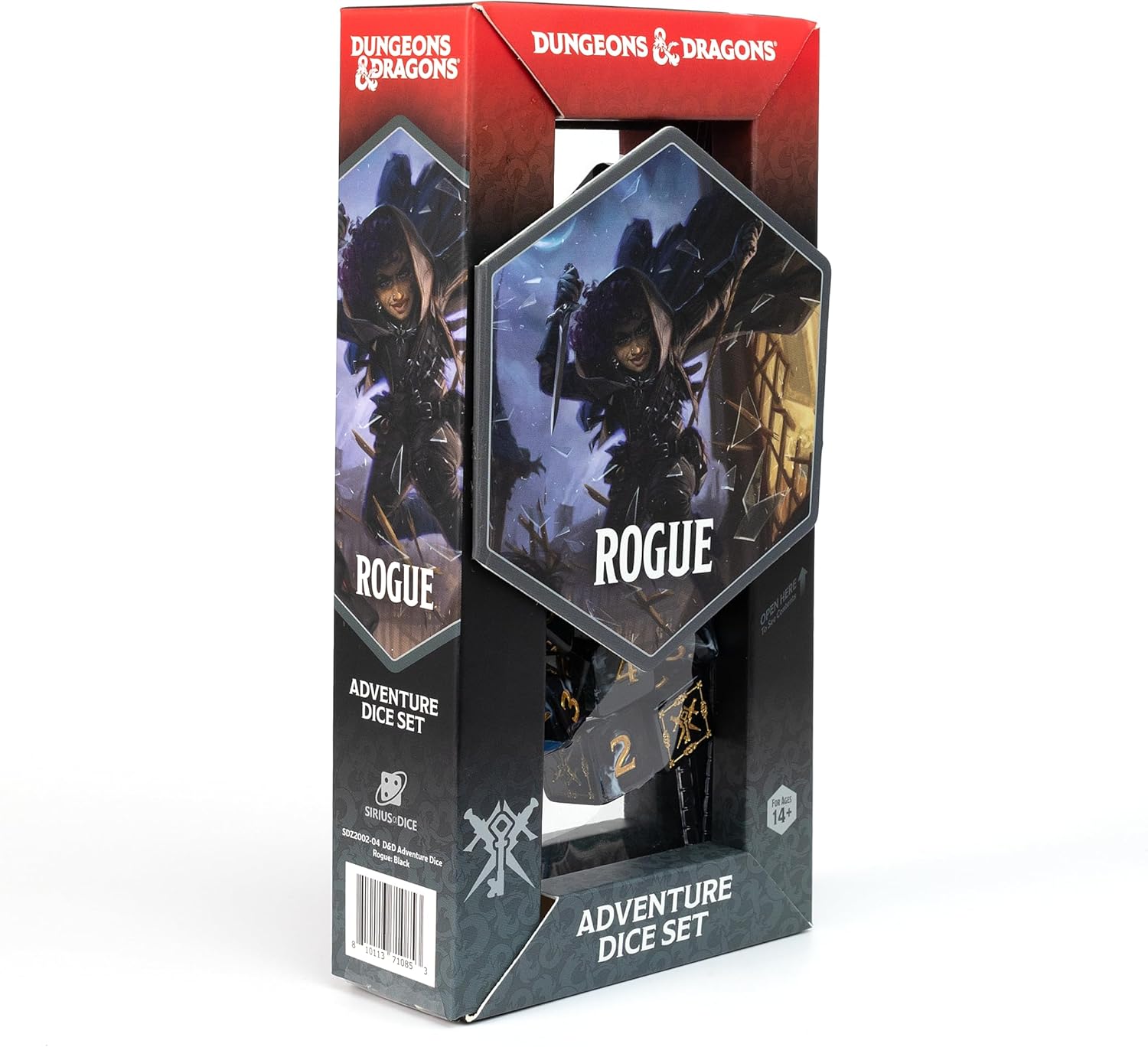 Dungeons & Dragons: Adventure Dice - Rogue Black