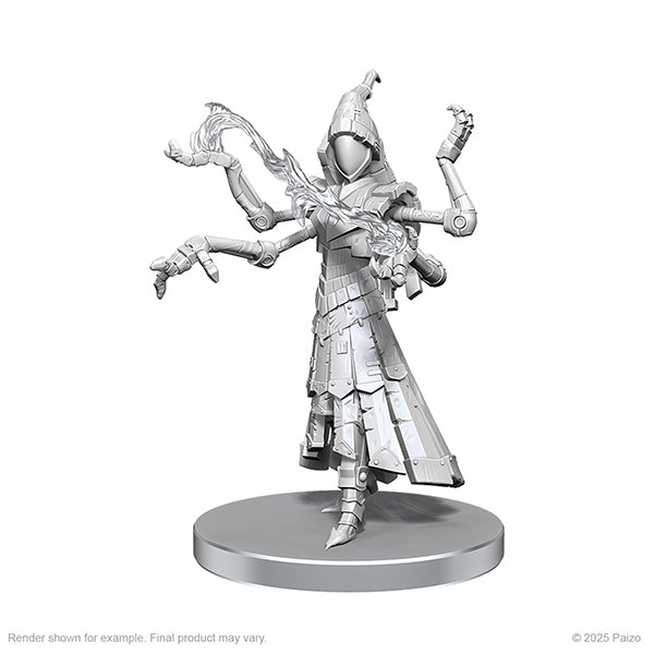 Pathfinder Battles Deep Cuts Unpainted Miniatures: W26 Clockwork Mage