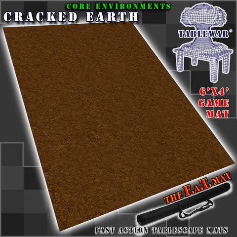 Tablewar 6x4 'Cracked Earth' F.A.T. Mat Gaming Mat