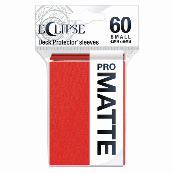 Ultra Pro Small PRO Matte Eclipse Sleeves - Apple Red (60)