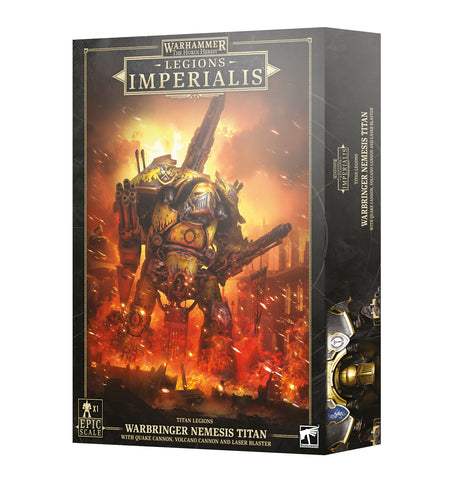 Warhammer The Horus Heresy Legions Imperialis: Titan Legions: Warbringer Nemesis Titan with Quake Cannon