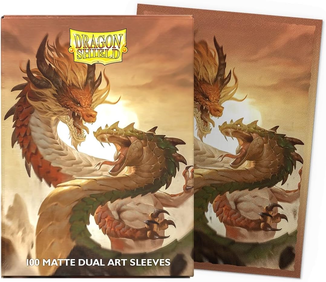 Dragon Shield: Matte Dual Art - Chinese New Year 2025 - Wood Snake Sleeves (100)