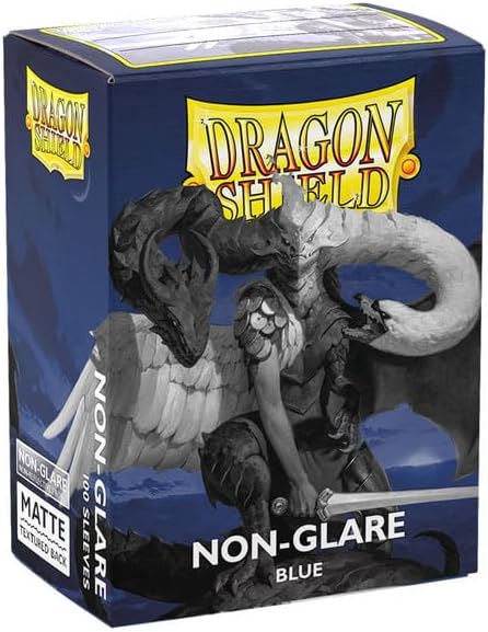 Dragon Shield: Matte Blue Non-Glare Sleeves (100)