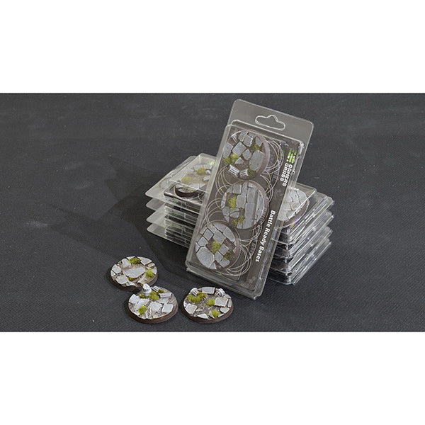 Battle Ready Bases: Temple Bases - Round 50mm (x3)