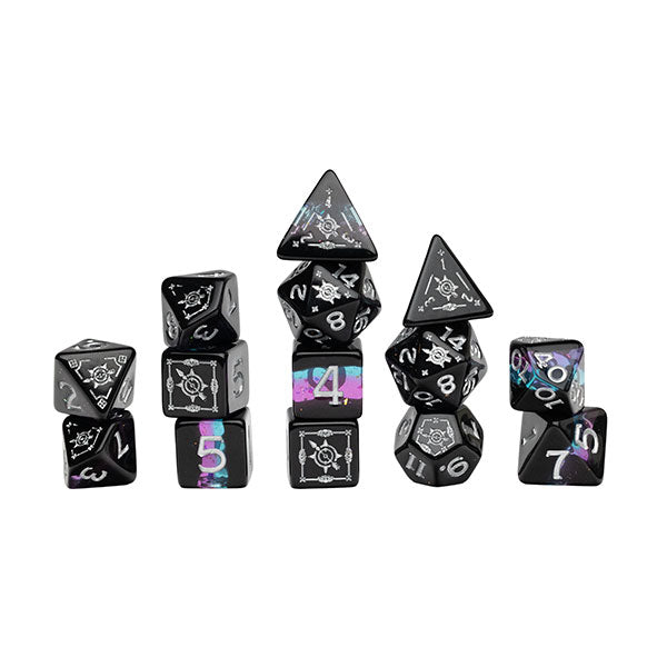 Dungeons & Dragons Adventure Dice Set: Ranger (Black/Blue)