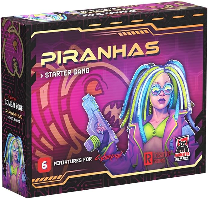 Cyberpunk RED: Combat Zone - Piranha Faction Starter Box