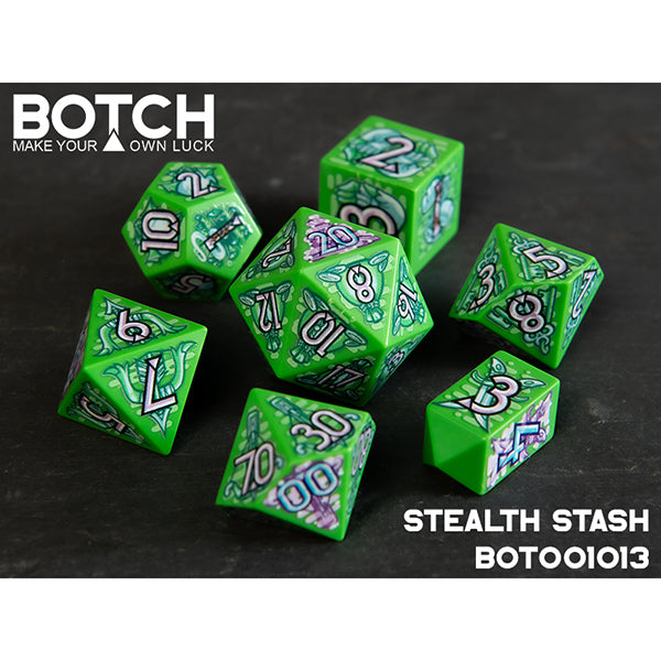 7-Die Set Botch Dice: Stealth Stash