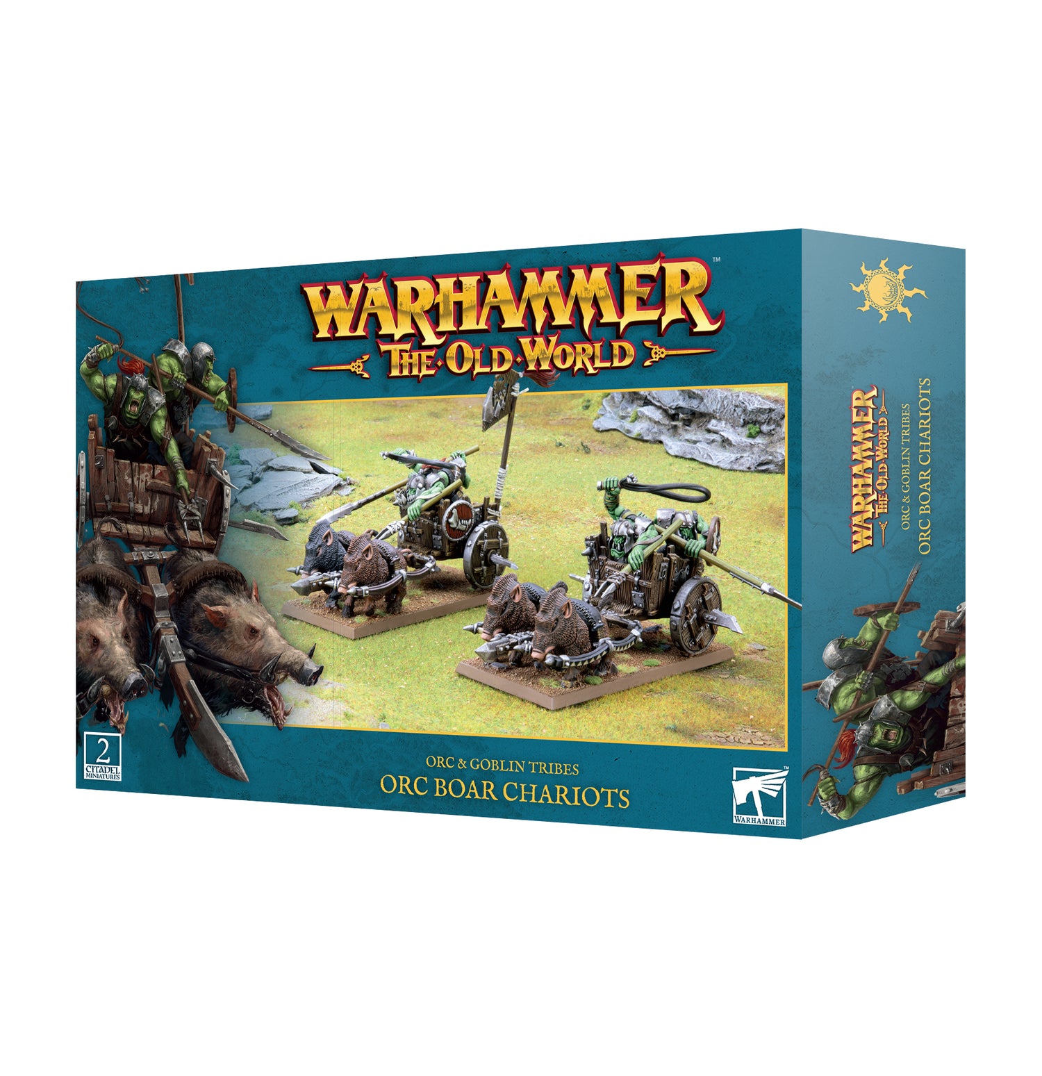 Warhammer Old World: Orc & Goblins - Orc Boar Chariots