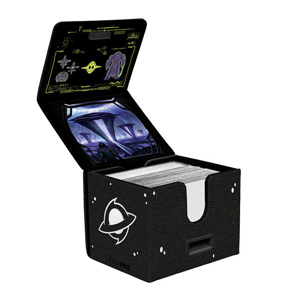 Magic the Gathering CCG: Edge of Eternities Premium Alcove Edge Deck Box with Interior Printing Black Mythic