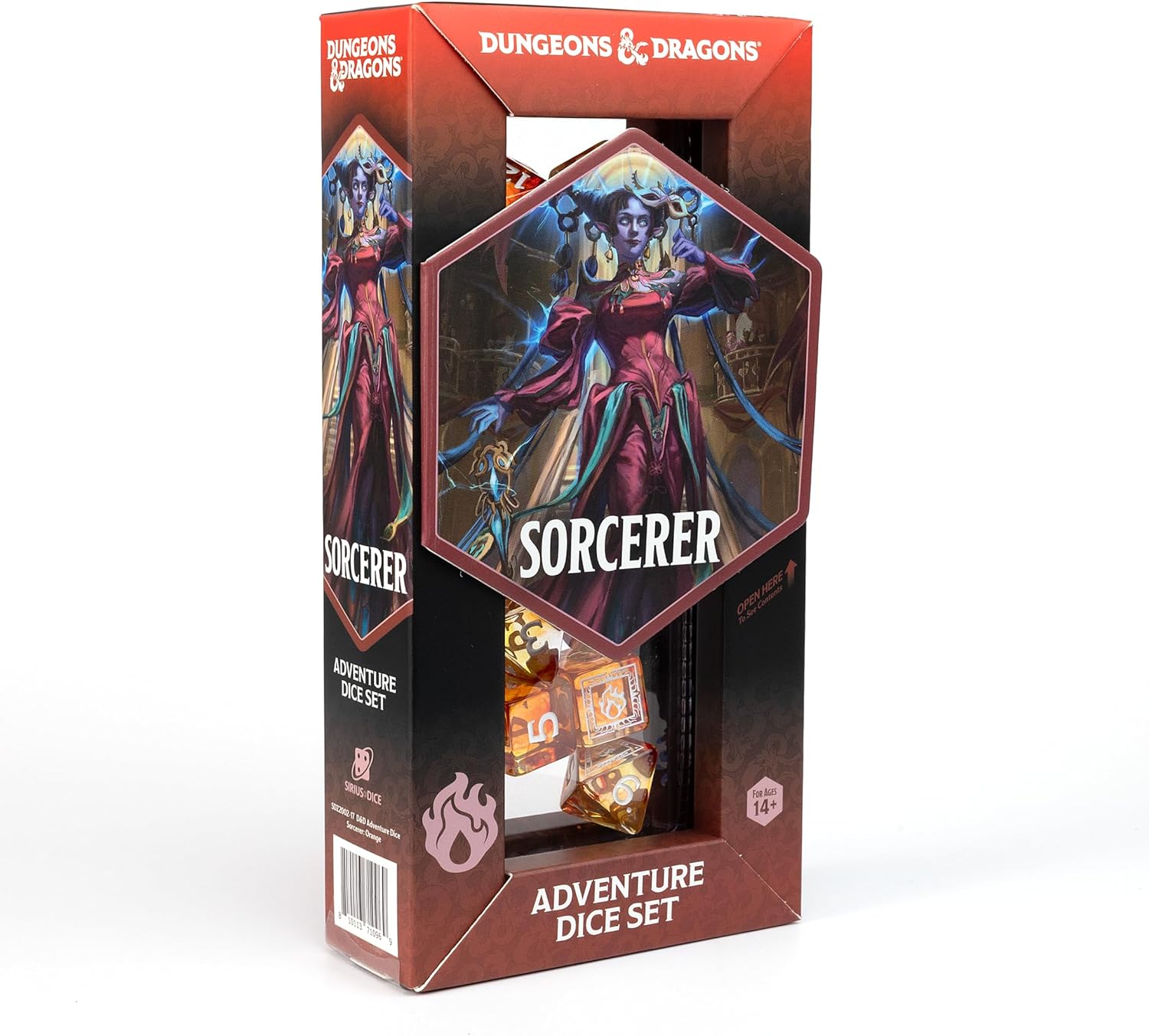 Dungeons & Dragons: Adventure Dice - Sorcerer Orange