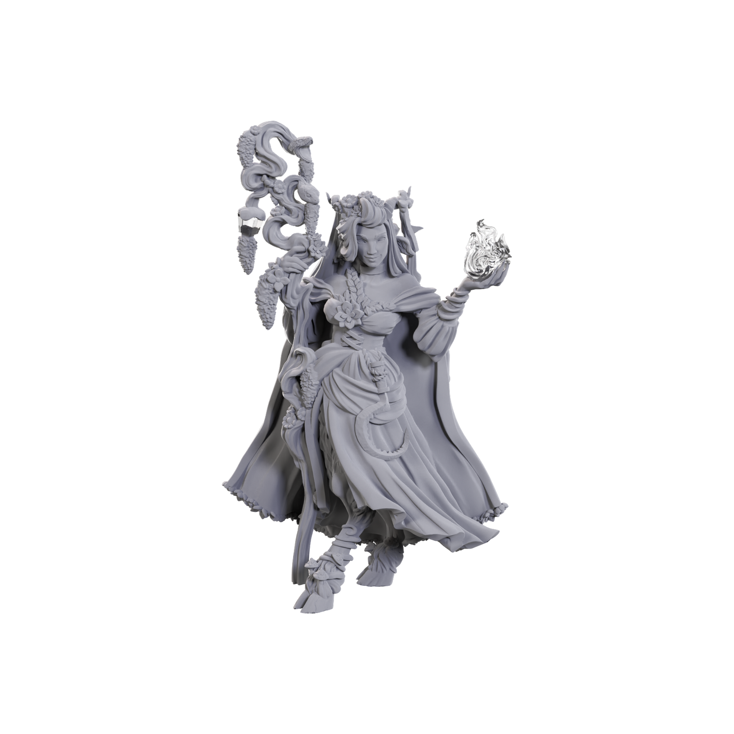 Critical Role Unpainted Miniatures: W23 Fearne Calloway & Mister