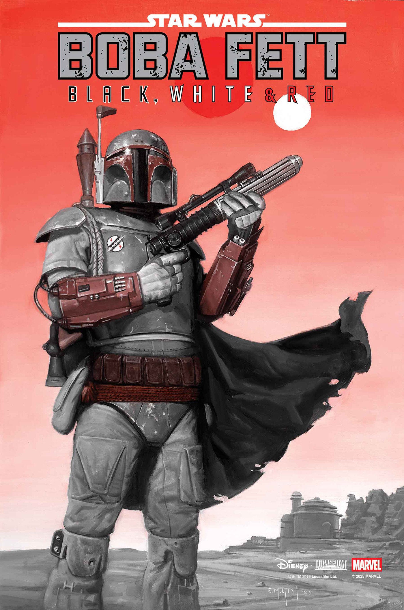 Star Wars: Boba Fett   Black, White & Red 