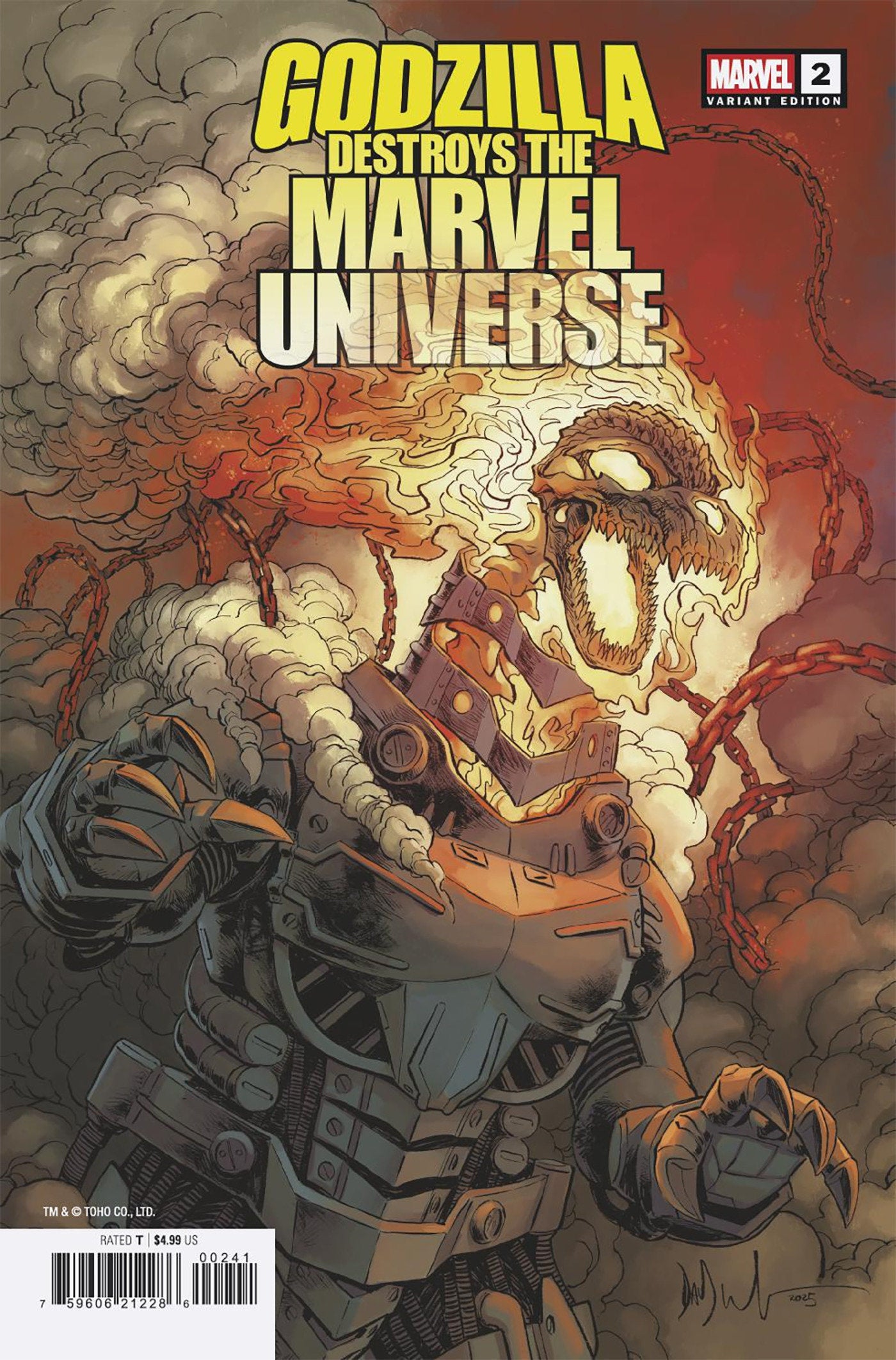 Godzilla Destroys The Marvel Universe 