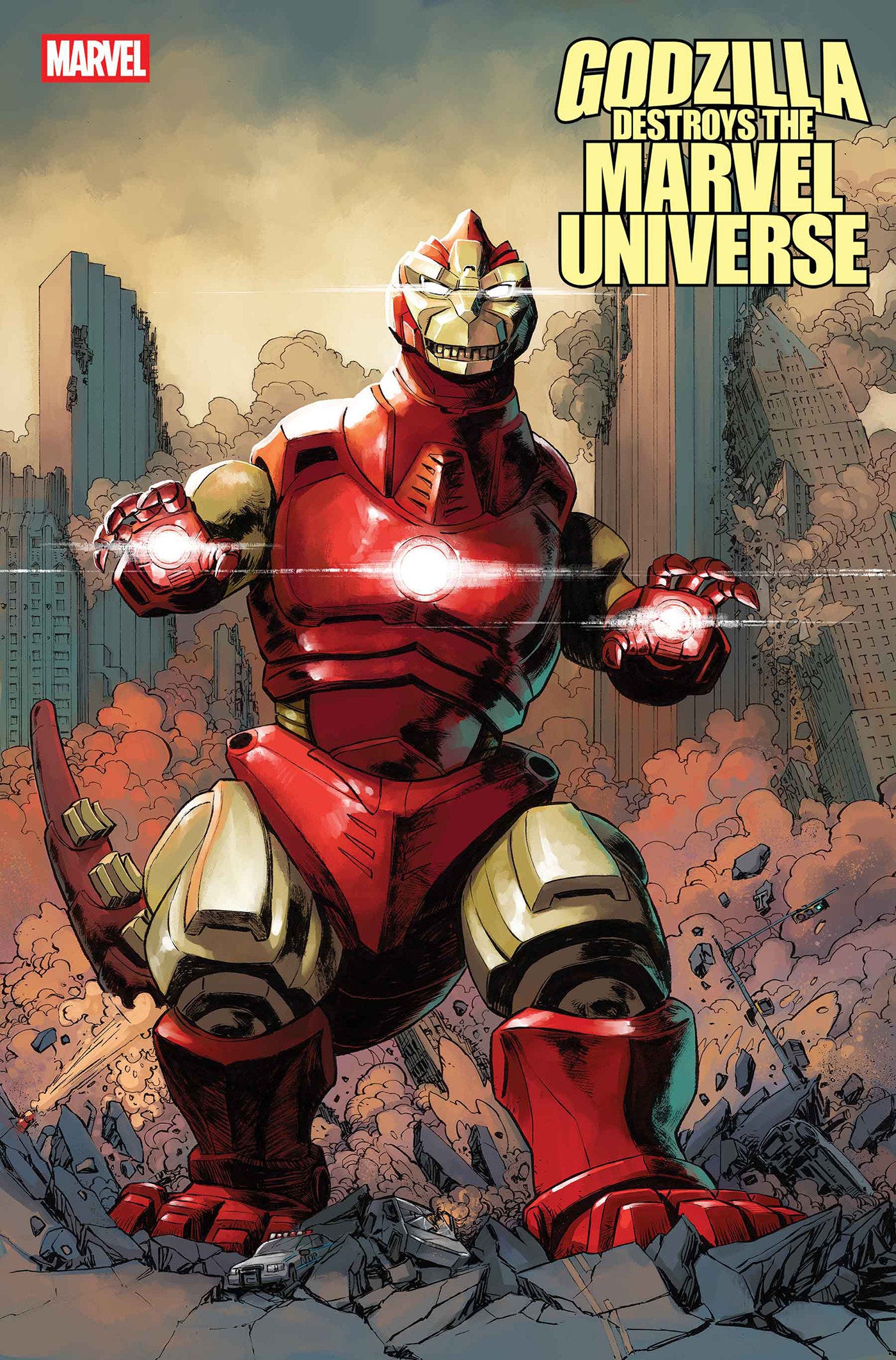 Godzilla Destroys The Marvel Universe 