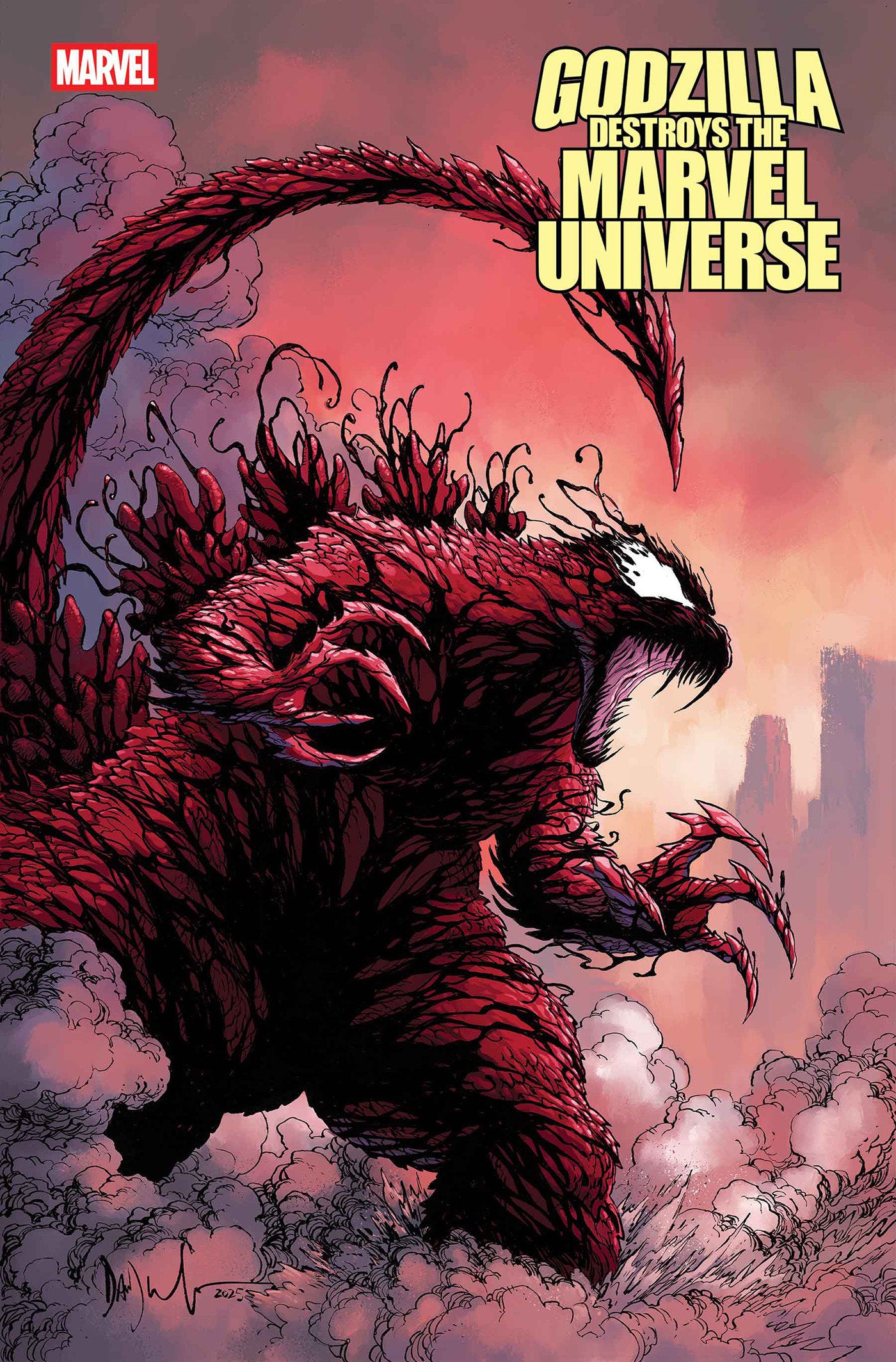 Godzilla Destroys The Marvel Universe 