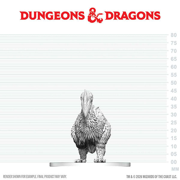 Dungeons & Dragons Nolzur's Marvelous Unpainted Miniatures: Axe Beak