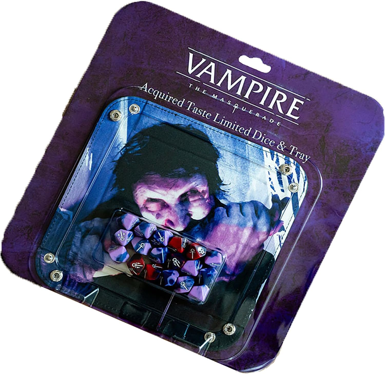 Vampire The Masquerade: RPG - Acquired Taste Limited Dice & Tray Accessory Pack