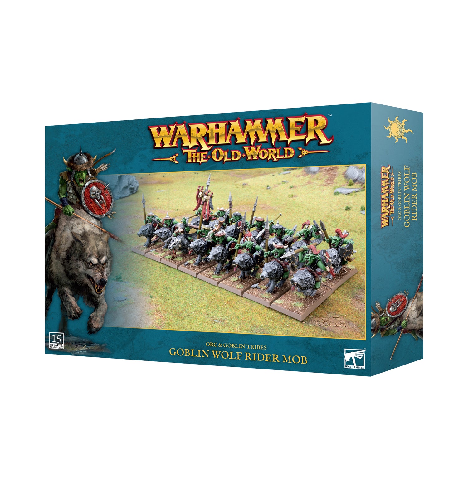 Warhammer Old World: Orc & Goblins - Goblin Wolf Rider Mob