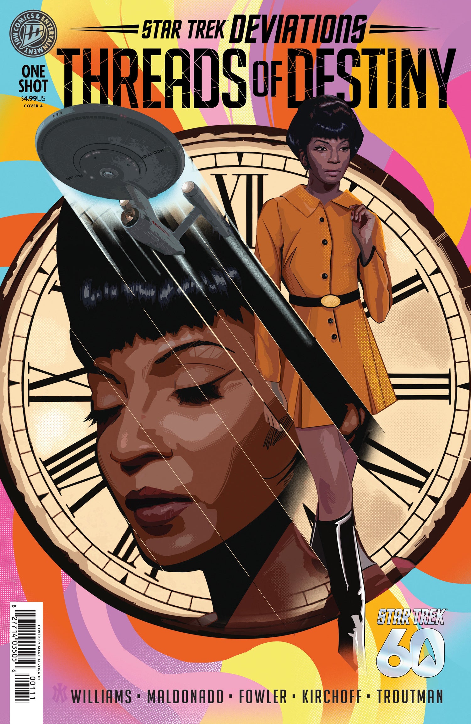 Star Trek: Deviations  Threads Of Destiny Cover A (Alvarado)