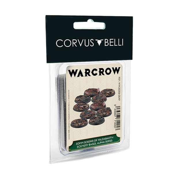 Warcrow: 30mm Scions of Yaldabaoth Scenery Bases, Alpha Series