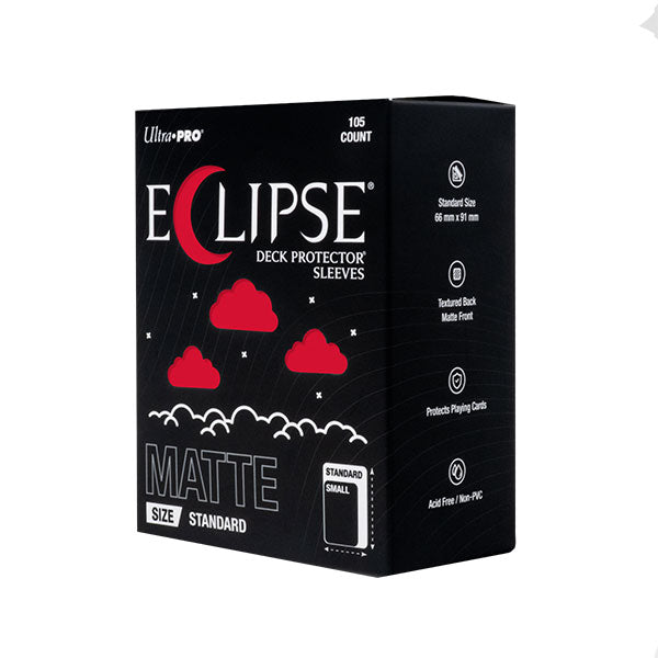 Ultra Pro Eclipse Matte Standard Sleeves - Apple Red (105)